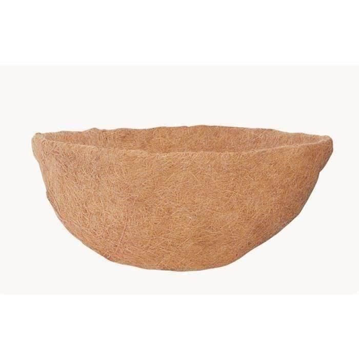 Garden Id 05222500 Forro de coco Ø40 H18 cm Capacidad 13L para cestas, promueve crecimiento y drenaje Garden Id 05222500 Forro de coco Ø40 H18 cm Capacidad 13L para cestas, promueve crecimiento y drenaje