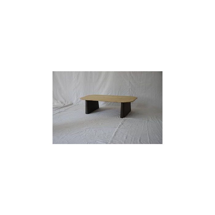 Mesa de Centro Home ESPRIT Negro Natural 120 x 60 x 32 cm