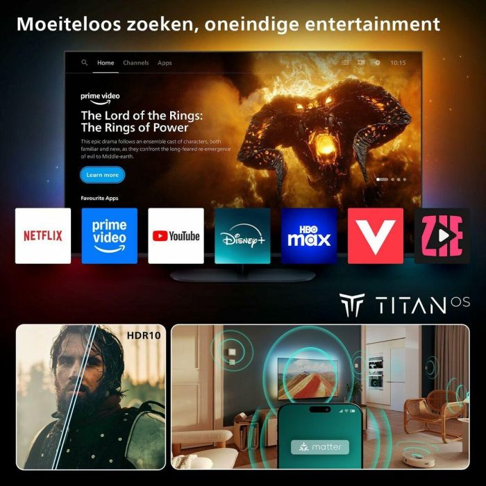 Smart TV Philips 32PFS6900/12 Full HD 32" LED HDR 7 Smart TV Philips 32PFS6900/12 Full HD 32" LED HDR 7