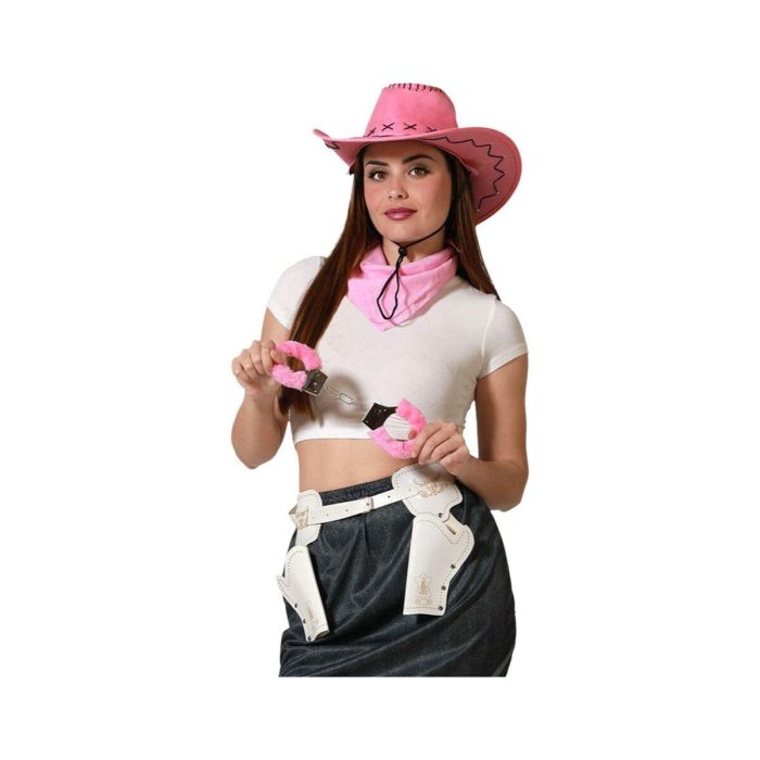 Disfraz para Adultos Cowgirl Vaquero Talla única (4 Unidades) 0 Disfraz para Adultos Cowgirl Vaquero Talla única (4 Unidades) 0