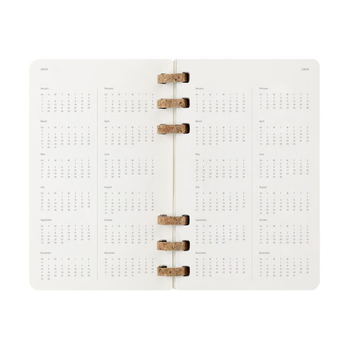 Agenda 12M 2026 Espiral Academica L (13 X 21 Cm) Negra Tapa Blanda Moleskine DSSPB12AMWH3Y26 5 Agenda 12M 2026 Espiral Academica L (13 X 21 Cm) Negra Tapa Blanda Moleskine DSSPB12AMWH3Y26 5