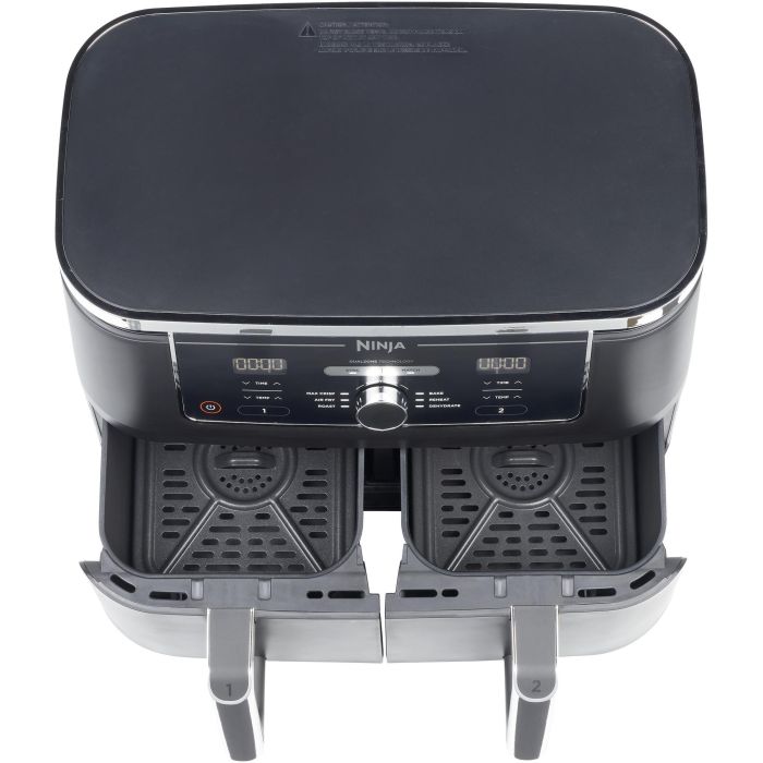 Ninja AF400EU Foodi MAX Dual Zone Freidora de Aire Caliente 9.5L Negra con Funciones de Hornear, Asar y Deshidratar 4 Ninja AF400EU Foodi MAX Dual Zone Freidora de Aire Caliente 9.5L Negra con Funciones de Hornear, Asar y Deshidratar 4