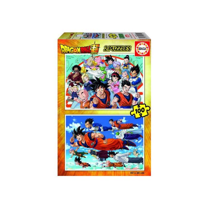 Educa Borras Puzzle Dragon Ball Super 2x100 Piezas 40x28cm