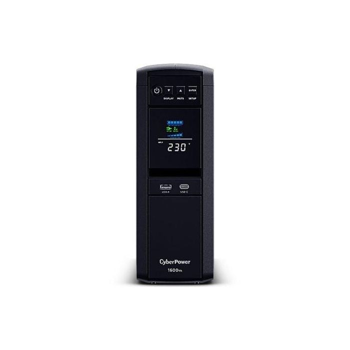 CyberPower CP1600EPFCLCD SAI 1600VA 1000W Onda Senoidal Pura Línea Interactiva 6 Salidas Schuko Torre con AVR y LCD 1 CyberPower CP1600EPFCLCD SAI 1600VA 1000W Onda Senoidal Pura Línea Interactiva 6 Salidas Schuko Torre con AVR y LCD 1