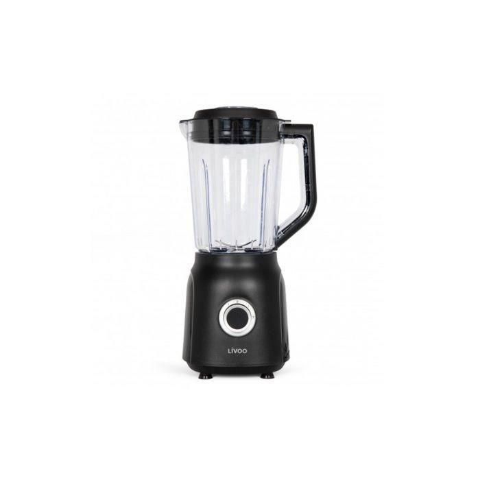 Batidora - LIVOO - 1,5 L - 600 W - 22.000 rpm - 2 velocidades - Negra 5 Batidora - LIVOO - 1,5 L - 600 W - 22.000 rpm - 2 velocidades - Negra 5