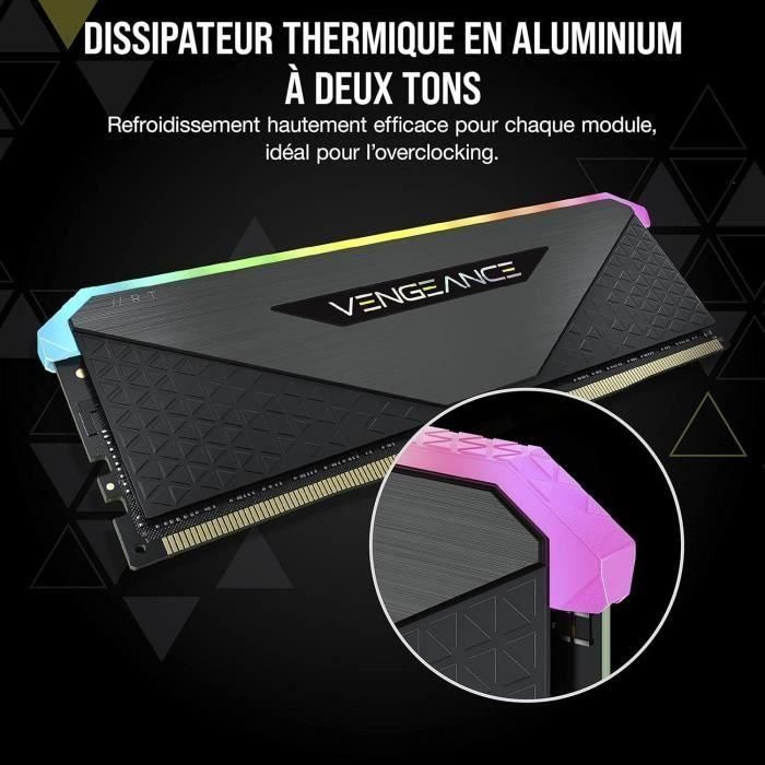 Corsair CMN32GX4M2Z3600C16 Vengeance Kit Memoria RAM DDR4 32GB (2x16GB) 3600MHz CL16 de alto rendimiento para AMD Ryzen 5 Corsair CMN32GX4M2Z3600C16 Vengeance Kit Memoria RAM DDR4 32GB (2x16GB) 3600MHz CL16 de alto rendimiento para AMD Ryzen 5