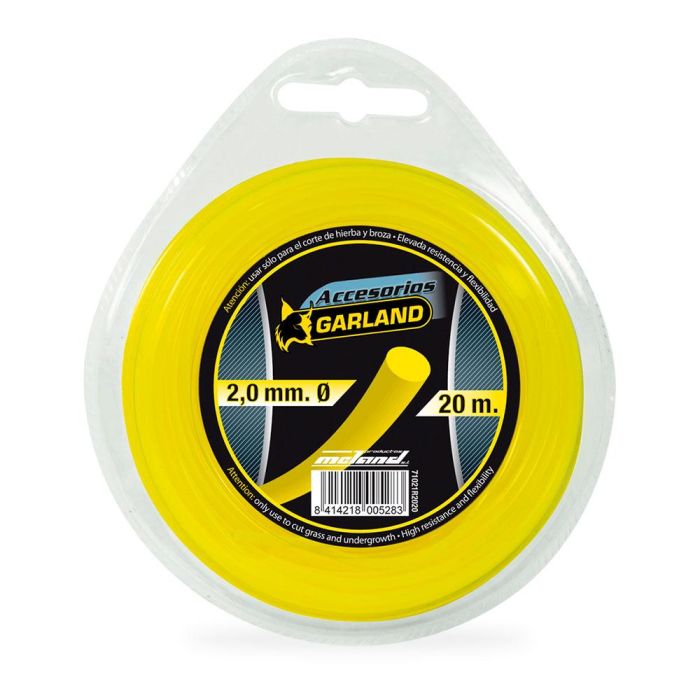 Garland Hilo dispensador para desbrozadora 20m Ø2,0mm redondo 71021r2020 0 Garland Hilo dispensador para desbrozadora 20m Ø2,0mm redondo 71021r2020 0