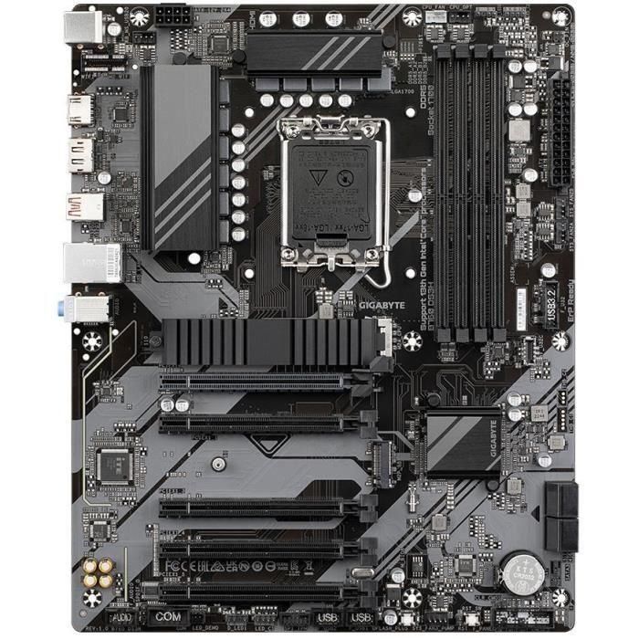 GIGABYTE GIG1688241533692 Placa base B760 DS3H compatible con Intel 14ª Gen DDR5 hasta 7600 MHz 2x PCIe 4.0 M.2 1 GIGABYTE GIG1688241533692 Placa base B760 DS3H compatible con Intel 14ª Gen DDR5 hasta 7600 MHz 2x PCIe 4.0 M.2 1