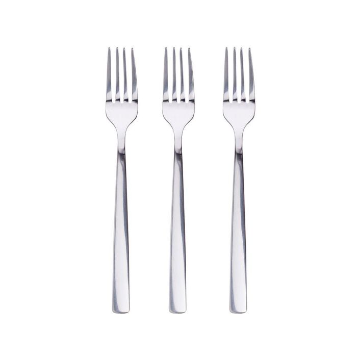 San Ignacio Set 3 Tenedores para Postre Acero Inoxidable Brillo Earth SG-7782