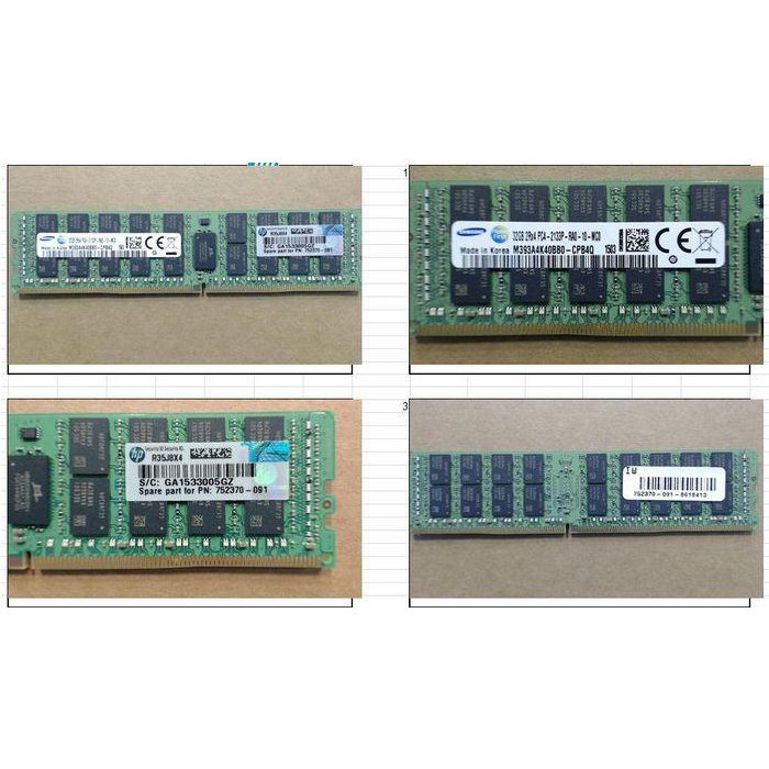 Hewlett Packard Enterprise 32GB (1x32GB) Dual Rank x4 DDR4-2133 Registered Memory Kit