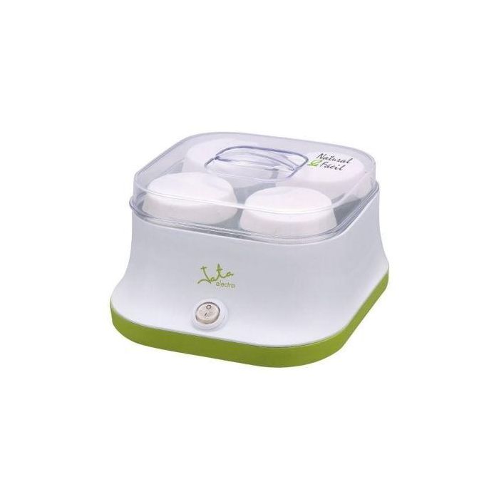 YOGURTERA JATA YG523 - 11W - CAPACIDAD PARA 4 YOGURES - 4 VASOS CRISTAL 150ML TAPA ROSCA - RECETAS INCLUIDAS YOGURTERA JATA YG523 - 11W - CAPACIDAD PARA 4 YOGURES - 4 VASOS CRISTAL 150ML TAPA ROSCA - RECETAS INCLUIDAS