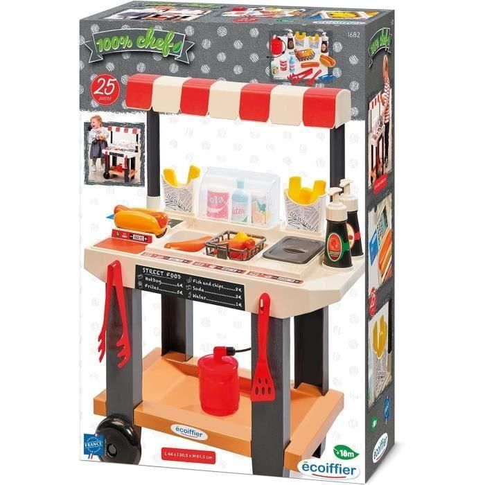 Juegos de imitación: cocina callejera - Ecoiffier - 1682 4 Juegos de imitación: cocina callejera - Ecoiffier - 1682 4