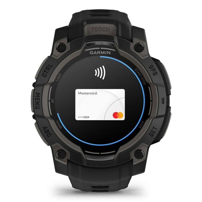 Garmin Instinct 3 Smartwatch AMOLED 1.2" Pantalla Táctil GPS Multibanda SatIQ 45 mm Resistente Monitor de Salud y Linterna Negro 2 Garmin Instinct 3 Smartwatch AMOLED 1.2" Pantalla Táctil GPS Multibanda SatIQ 45 mm Resistente Monitor de Salud y Linterna Negro 2