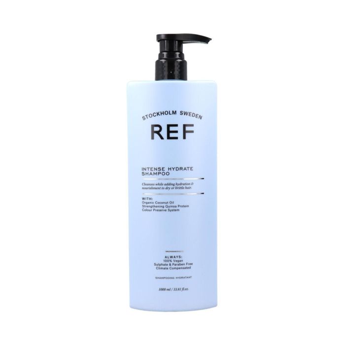 Ref INTENSE HYDRATE Champú Hidratante 1000 ml - Sin Sulfatos, Brillo y Desenredante