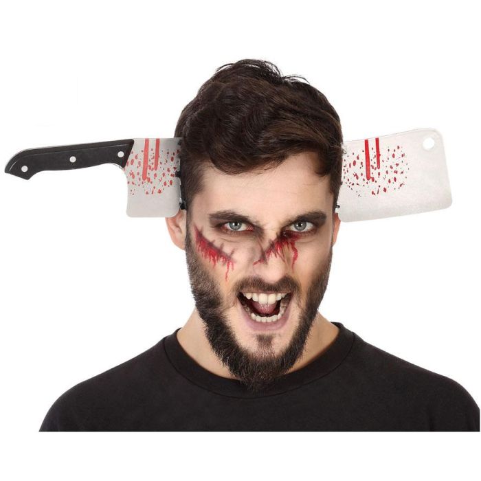 Diadema Halloween Hacha Sangrienta Unisex Adulto