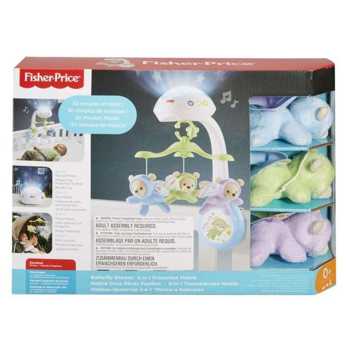 Móvil musical fisher-price ositos voladores con luz y sonido. Móvil musical fisher-price ositos voladores con luz y sonido.