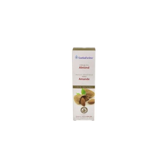 ESENTIAL AROMS Aceite Vegetal de Almendra Dulce 100ml – Uso Facial y Corporal, Primera Presión en Frío