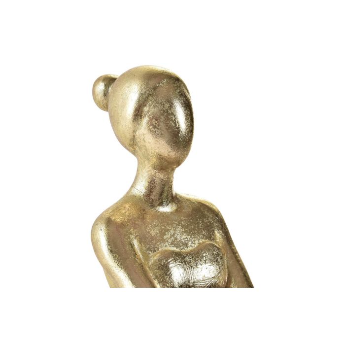 Figura Glam DKD Home Decor Dorado Gris Oscuro 23 x 32 x 21.5 cm 1 Figura Glam DKD Home Decor Dorado Gris Oscuro 23 x 32 x 21.5 cm 1