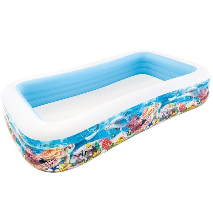 Piscina Hinchable para Niños Intex Tropical 1020 L 305 x 56 x 183 cm (2 Unidades) 4