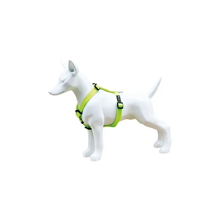 Freedog Arnés Nylon Neon Verde Fluor 25 mm