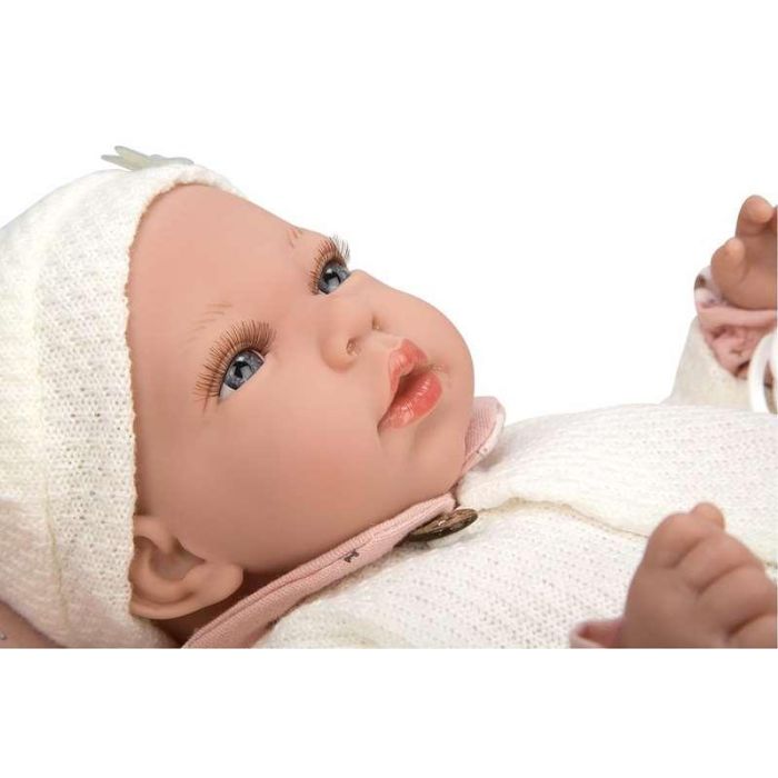 Muñeca Elegance 40 Cm Andie C/Capazo Cambiador (Muñeco Con Peso) 11