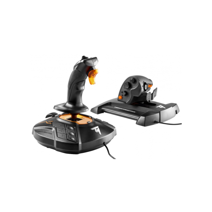 Thrustmaster T-16000M FCS Hotas Joystick para PC y MAC, Negro/Naranja, 2960778 - Palanca de mando con tecnología H.E.A.R.T, 30 botones, 9 ejes 8 Thrustmaster T-16000M FCS Hotas Joystick para PC y MAC, Negro/Naranja, 2960778 - Palanca de mando con tecnología H.E.A.R.T, 30 botones, 9 ejes 8