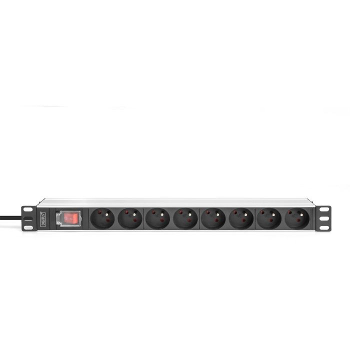 DIGITUS PDU 1U 8xCEE7/5 Ausgänge 230V/16A schwarz 1 DIGITUS PDU 1U 8xCEE7/5 Ausgänge 230V/16A schwarz 1