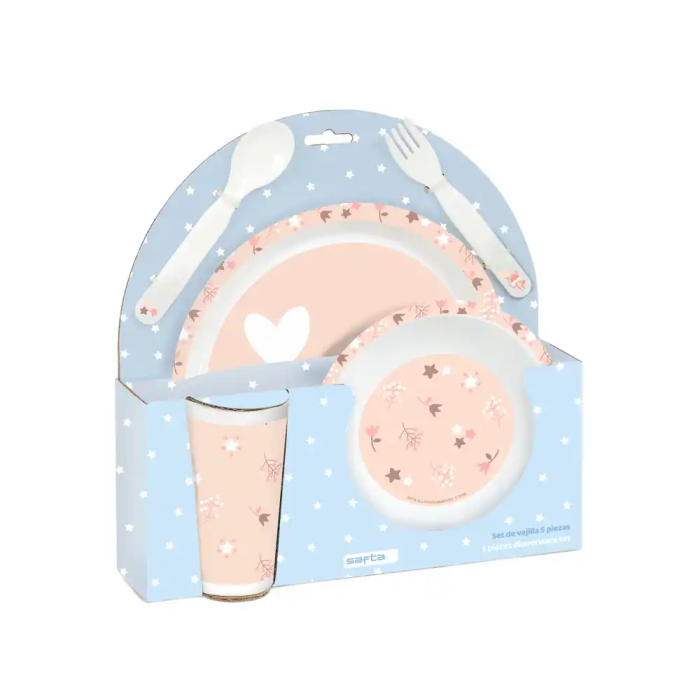 Safta Set de Platos Cubiertos y Vaso Preescolar 260x260x90 mm 0 Safta Set de Platos Cubiertos y Vaso Preescolar 260x260x90 mm 0