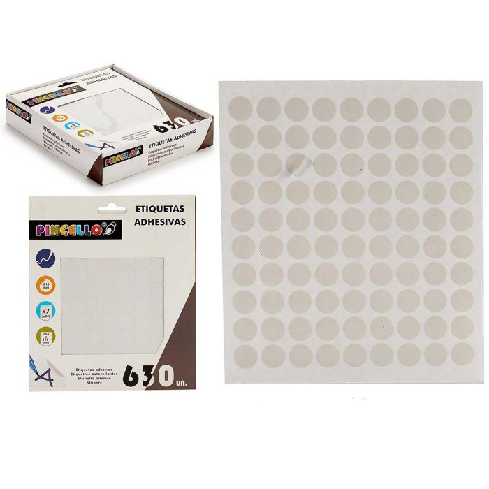Etiquetas Adhesivas Diam 13Mm 7 Paginas Pincello (120 Unidades) Etiquetas Adhesivas Diam 13Mm 7 Paginas Pincello (120 Unidades)