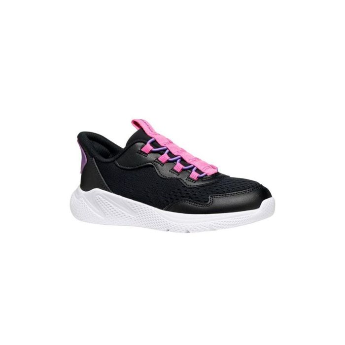 Zapatillas Deportivas Infantiles Geox Sprintye Fast In A Negro S 1