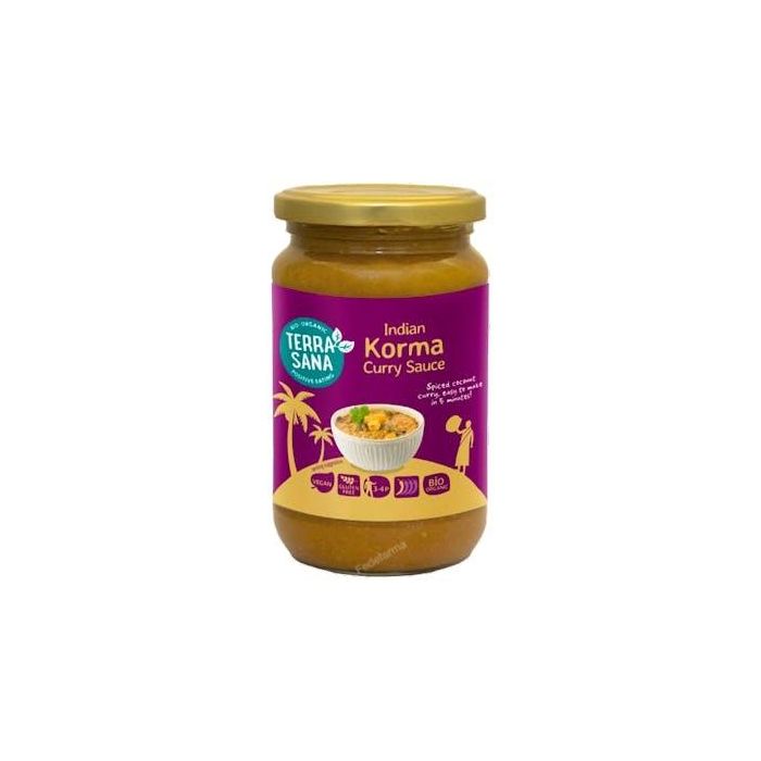TERRASANA Salsa Curry Korma 350 g Bio