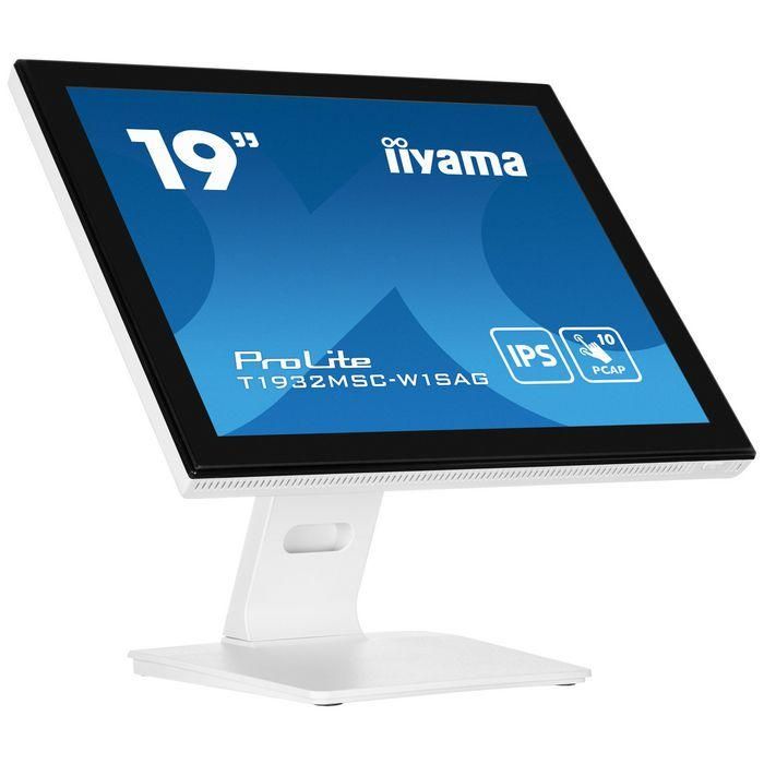 iiyama ProLite T1932MSC-W1SAG pantalla para PC 48,3 cm (19") 1280 x 1024 Pixeles Full HD LED Pantalla táctil Mesa Blanco 1 iiyama ProLite T1932MSC-W1SAG pantalla para PC 48,3 cm (19") 1280 x 1024 Pixeles Full HD LED Pantalla táctil Mesa Blanco 1