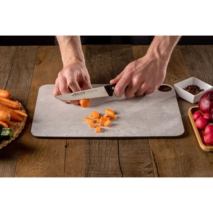Arcos Cuchillo de Cocina Serie Universal 150 mm Acero Nitrum Tecnología Bactiproof Silver Mango Negro 5