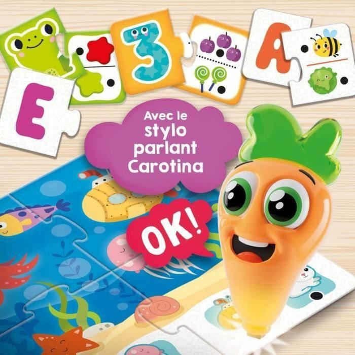 Liscianigiochi LIS8008324112333 Bolígrafo Parlante CAROTINA BABY - Juego Educativo 20 Juegos a partir de 2 años 1
