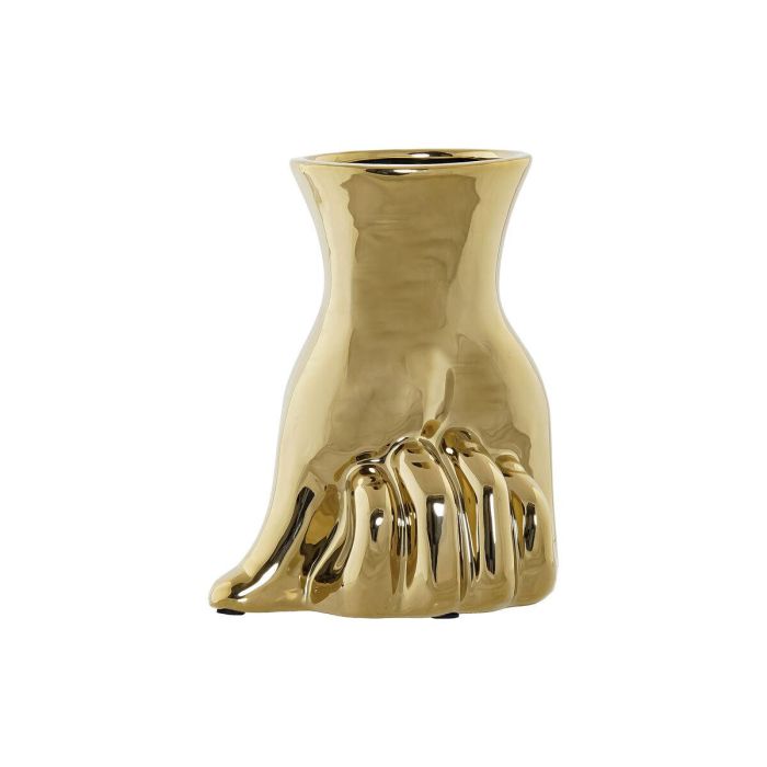 Jarron Glam DKD Home Decor Dorado 12 x 21 x 17 cm Jarron Glam DKD Home Decor Dorado 12 x 21 x 17 cm