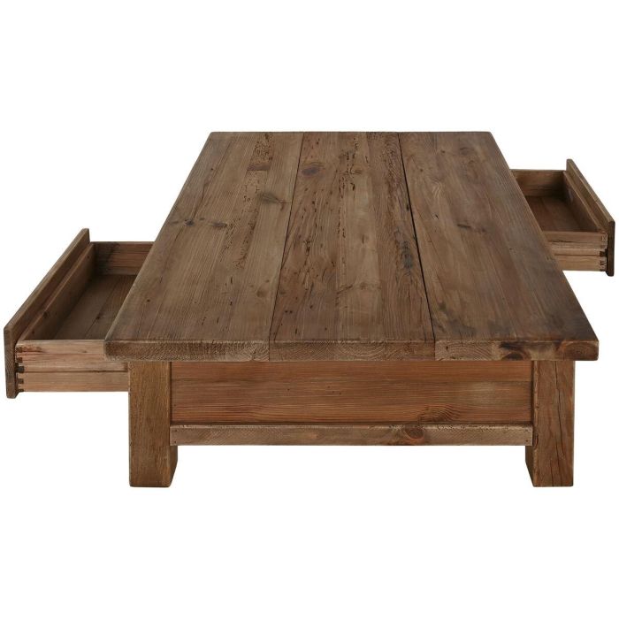 Mesa Centro Alpino DKD Home Decor Natural 90 x 38 x 130 cm 1