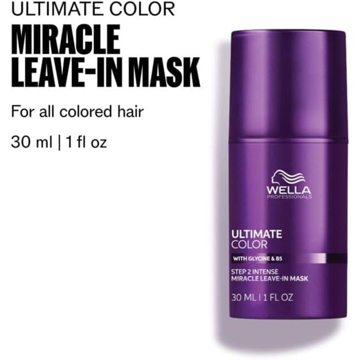 Mascarilla para Cabello Teñido Wella ULTIMATE COLOR 30 ml 8