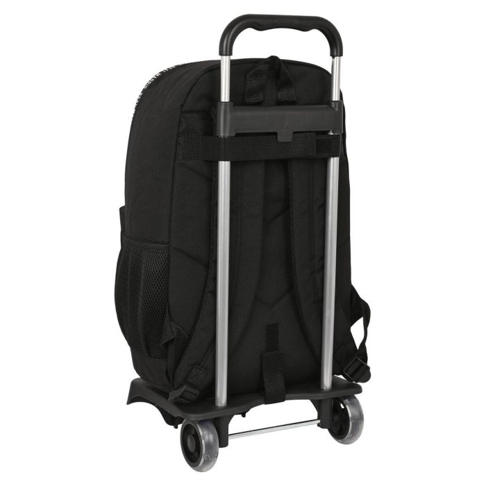 Mochila Escolar con Ruedas Real Madrid C.F. Corporativa Negro 31 x 47 x 15 cm 1