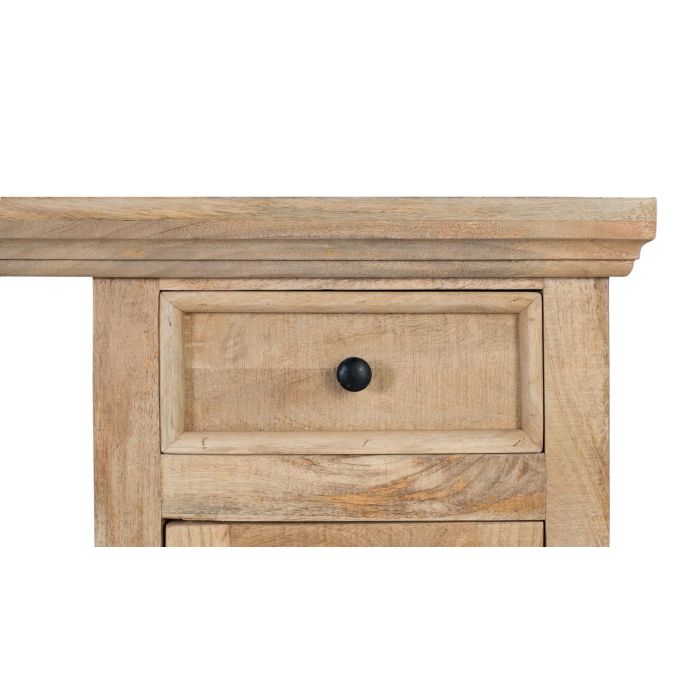 GINER Y COLOMER Escritorio Madera de Mango Natural con 2 Puertas y 2 Cajones 5