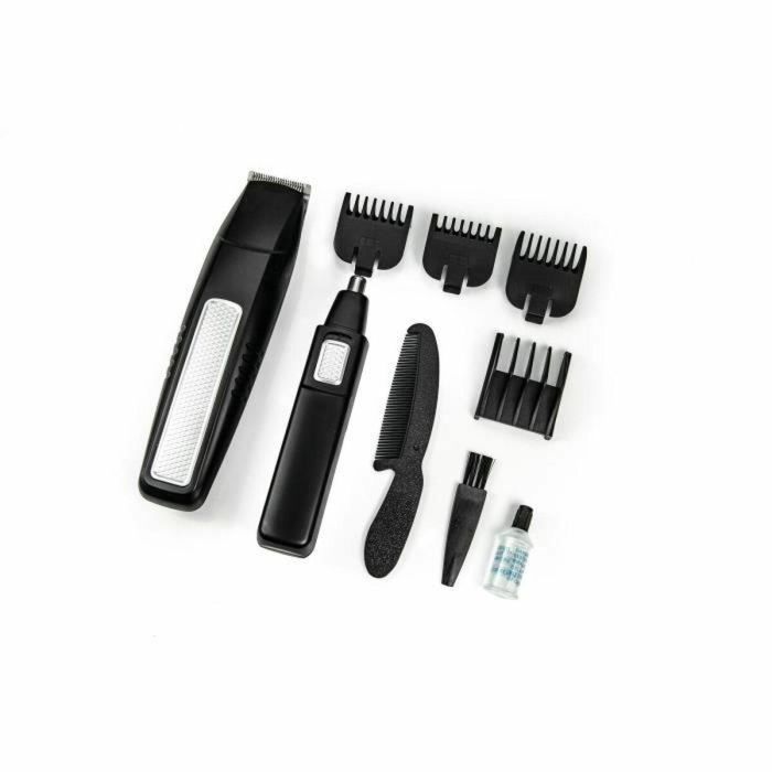 Jocca JOC8435253564375 Kit Barba 5 en 1 con 4 Peines, Negro y Acero Inoxidable 2 Jocca JOC8435253564375 Kit Barba 5 en 1 con 4 Peines, Negro y Acero Inoxidable 2