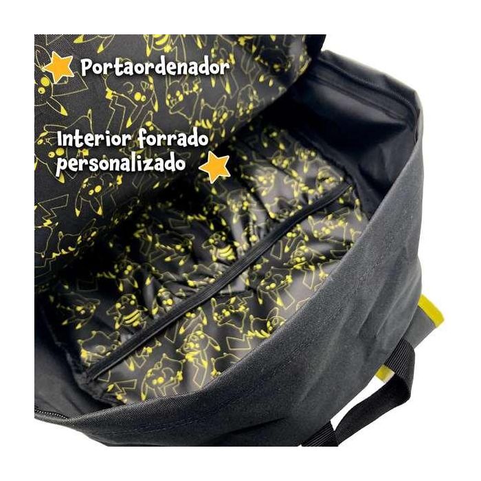 Mochila americano pokemon pikachu adaptable a carro 42x31x13,5 cm - modelos surtidos 2 Mochila americano pokemon pikachu adaptable a carro 42x31x13,5 cm - modelos surtidos 2