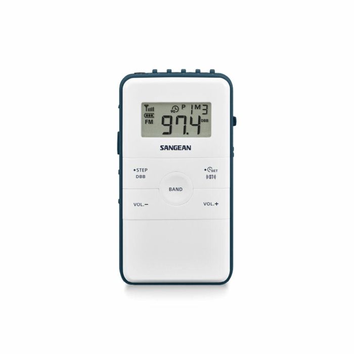 Radio Portátil Sangean DT-140 Azul Blanco 25