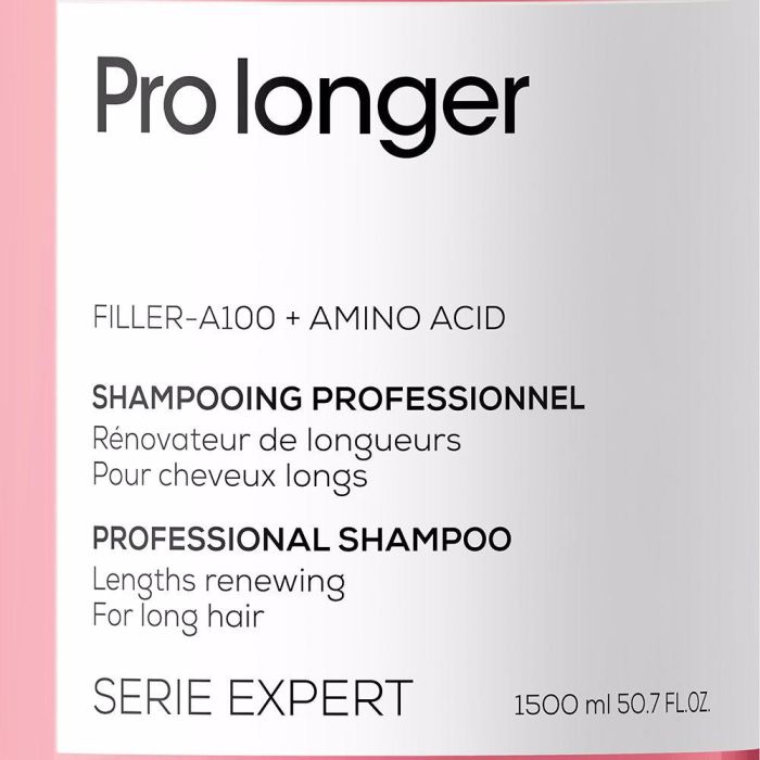 L'Oreal Champú Pro Longer para Cabello Largo 1500ml con Tecnología Co-Emulsion para Mayor Grosor y Brillo 2 L'Oreal Champú Pro Longer para Cabello Largo 1500ml con Tecnología Co-Emulsion para Mayor Grosor y Brillo 2