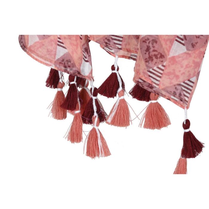 Foulard Mediterraneo DKD Home Decor Marron Coral 180 x 100 cm (3 Unidades) 1