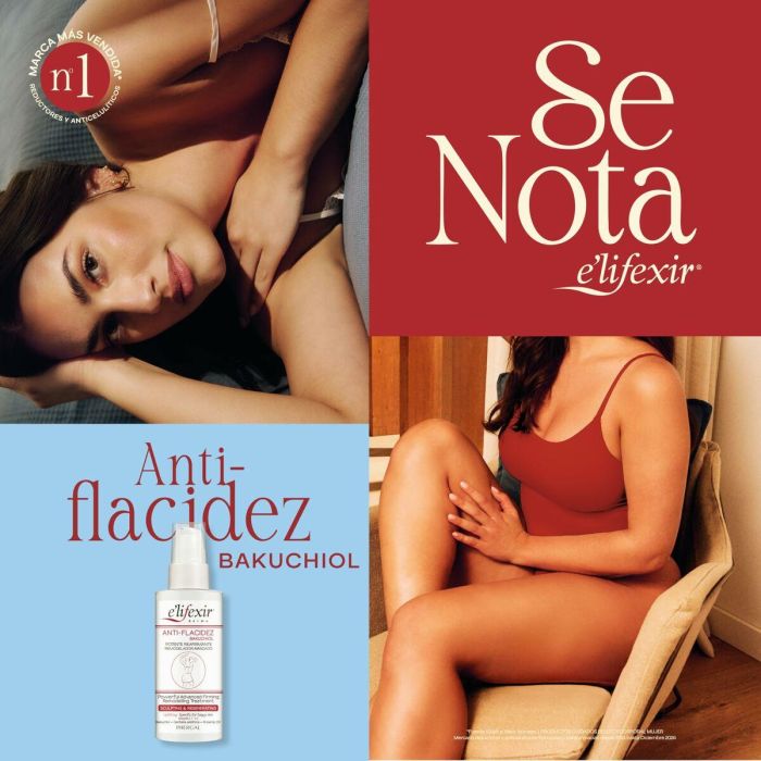 E'Lifexir ANTI-FLACIDEZ BAKUCHIOL Aceite Corporal Reafirmante con Bakuchiol, Centella Asiática y Rosa Mosqueta 100 ml 2 E'Lifexir ANTI-FLACIDEZ BAKUCHIOL Aceite Corporal Reafirmante con Bakuchiol, Centella Asiática y Rosa Mosqueta 100 ml 2