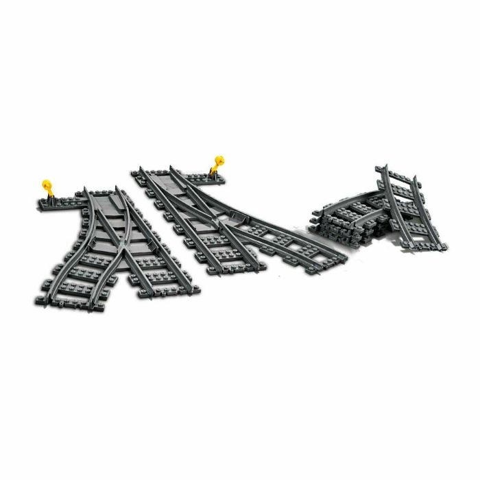 Lego City Cambios de Agujas, Accesorios para Vías de Tren de Juguete, 7 Piezas 16
