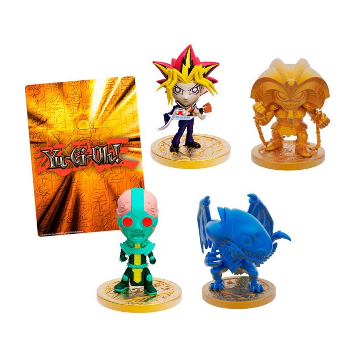 Bizak Figuras Yu-Gi-Oh! Pack 4 con Yugi, Exodia, Jinzo y Dragón Azul, Incluye Carta Bonus 1 Bizak Figuras Yu-Gi-Oh! Pack 4 con Yugi, Exodia, Jinzo y Dragón Azul, Incluye Carta Bonus 1
