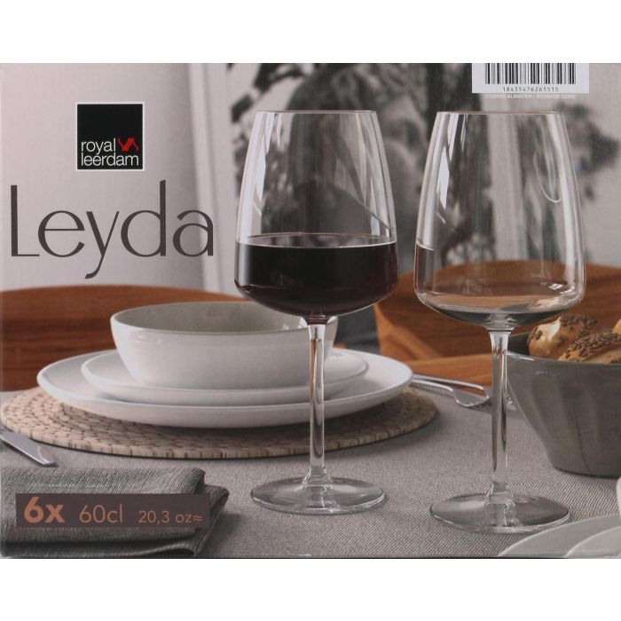 Royal Leerdam Set de 6 Copas de Vino Leyda 60 cl 1 Royal Leerdam Set de 6 Copas de Vino Leyda 60 cl 1