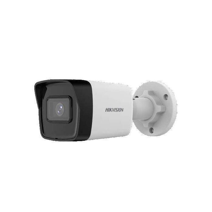 Hikvision Cámara IP Bullet 2MP 2.8mm MD 2.0 IR30 DWDR H.265+ IP67 12V/PoE - Red Fija