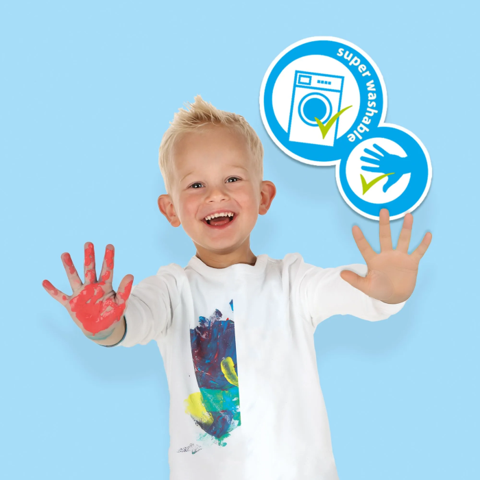 Ses Creative SES8710341144494 Mi primer kit para pintar con los dedos con delantal 3